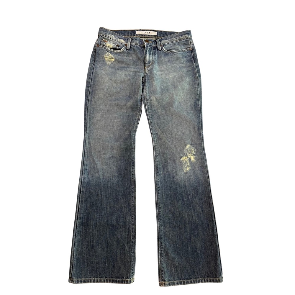 Joe's Jeans Straight Leg Women 28 Blue Cotton Distressed Vintage Y2K USA WI75805
